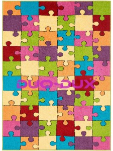 Dywan Kolorowe puzzle 200x280cm