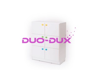 Białe meble Agata - szafka z drzwiczkami midi PREMIUM