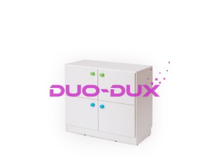 Białe meble Agata - szafka z drzwiczkami mini PREMIUM