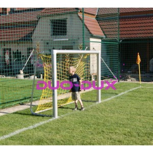 Bramka do piłki nożnej 2,2x1,5 m aluminiowa przenośna