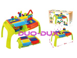 Stolik z klockami Pin Bricks