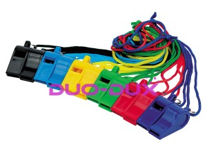 Gwizdek plastikowy -12szt.