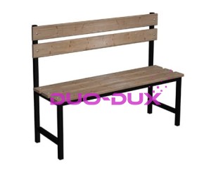 Ławka Premium z oparciem, listwy dł. 1000mm