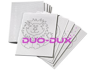 Tektura dziurkowana z 8 wzorami