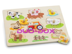Puzzle z uchwytem Na farmie
