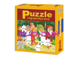 Puzzle logopedyczne Wacek, Dzidek, Anastazy - głoski s, z, c, ć,