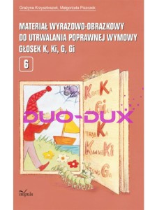 Materiał wyrazowo-obrazkowy do utrwalania poprawnej wymowy głosek k, ki, g, gi