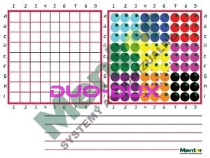 Mata dwustronna STEM + Kratka 144 x 200 cm