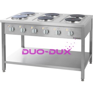 Kuchnia elektryczna 6-płytowa