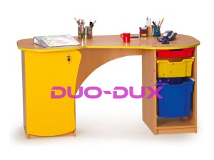 Biurko Ara - żółte