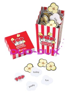 Popcorn zabawy z popularnymi wyrazami