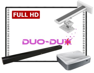 Zestaw interaktywny Black FULL HD LUX 90 PANORAMA