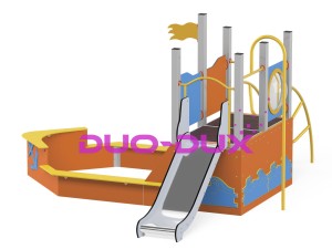 Quadro Statek z piaskownicą 12512 (Metal)