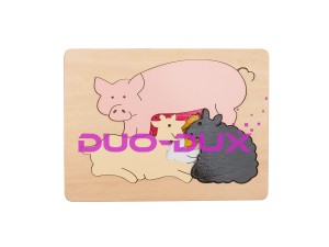 Świnka i przyjaciele - puzzle trójwarstwowe