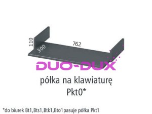 Półka na klawiaturę Pkt0
