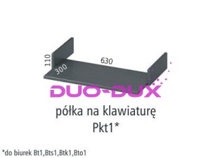 Półka na klawiaturę Pkt1