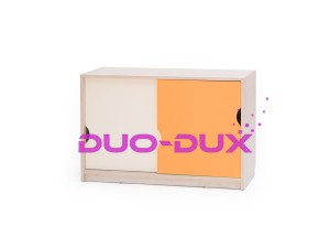 Szafka Feria z przesuwnymi drzwiami mała, wanilia-orange