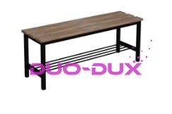 Ławka Premium listwy dł. 1200mm z półką na buty