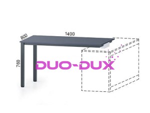 Biurko nakładane Wgbn3-8