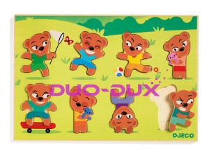 Puzzle logiczne Misiek