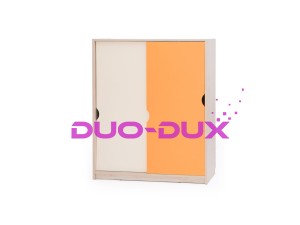Szafka Feria z przesuwnymi drzwiami duża, wanilia-orange