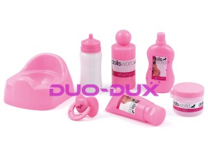 Zestaw Baby Care z butelką z mlekiem