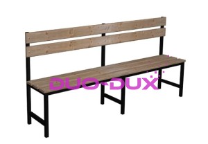 Ławka Premium z oparciem, listwy dł. 2000mm