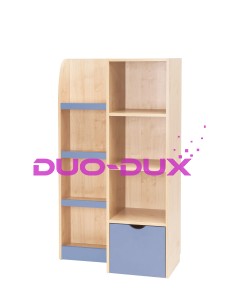 Biblioteczka prosta niebieska