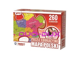 Puzzle Edukacyjne Mapa Polski