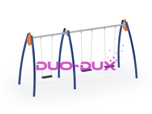 Huśtawka metalowa potrójna (MK-QQ032)
