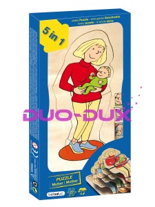 Puzzle wielowarstwowe Mama