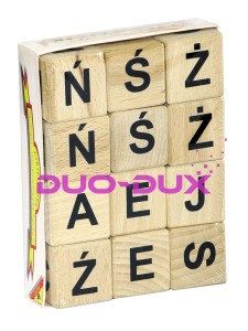 Klocki drewniane ABC