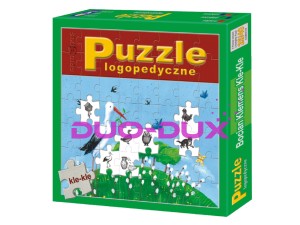 Puzzle logopedyczne Bocian Klemens Kle-Kle