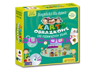 Angielski dla dzieci Karty obrazkowe 100 pierwszych zdań (od 6 lat)