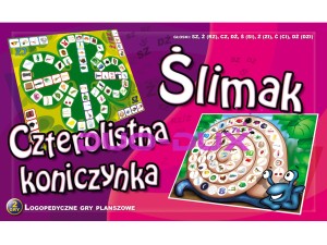 Ślimak - czterolistna koniczynka