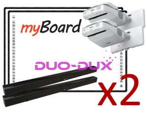 Zestaw interaktywny Duet Black LUX 